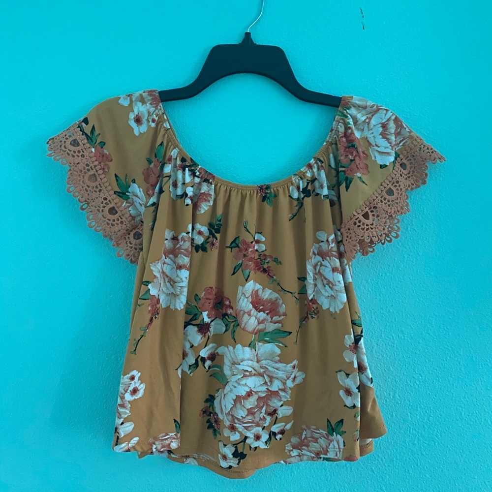 Floral Off-Shoulder Top